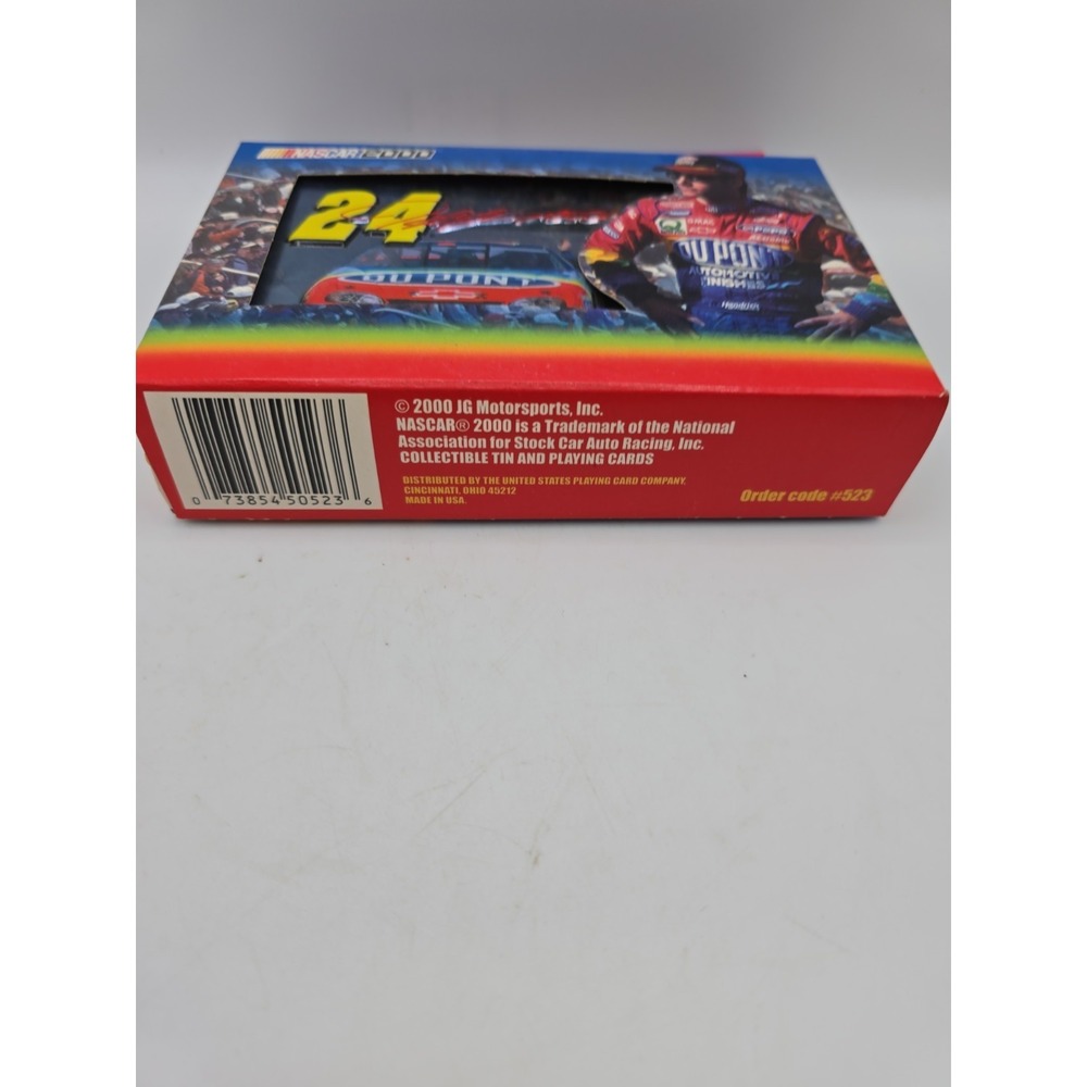 NASCAR's #24 Jeff Gordon Collectible Tin 2 Decks Playing Cards Limited Edition - Picture 3 of 5